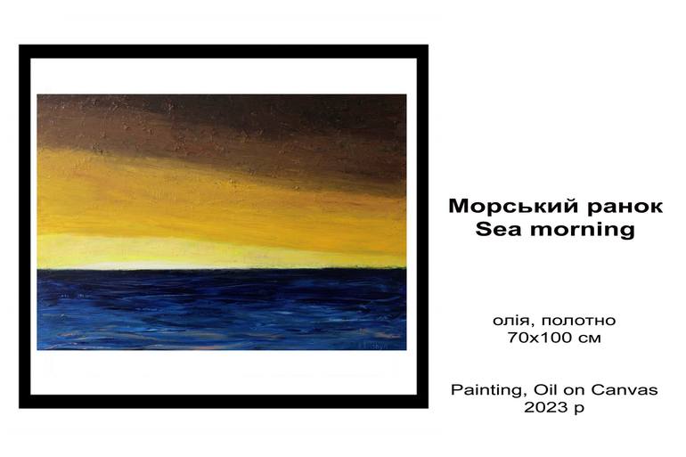 Original Contemporary Seascape Painting by Andriy Klishyn
