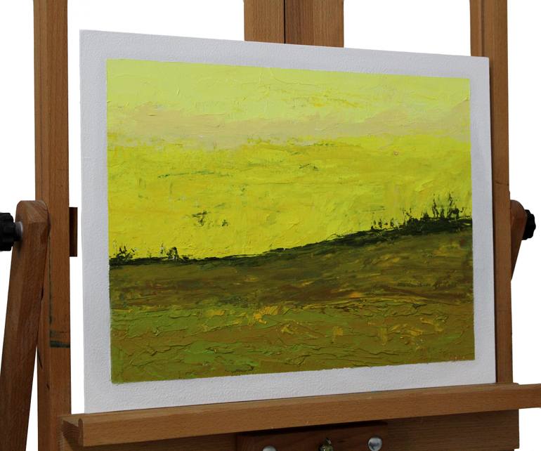 Original Abstract Expressionism Landscape Painting by Andriy Klishyn