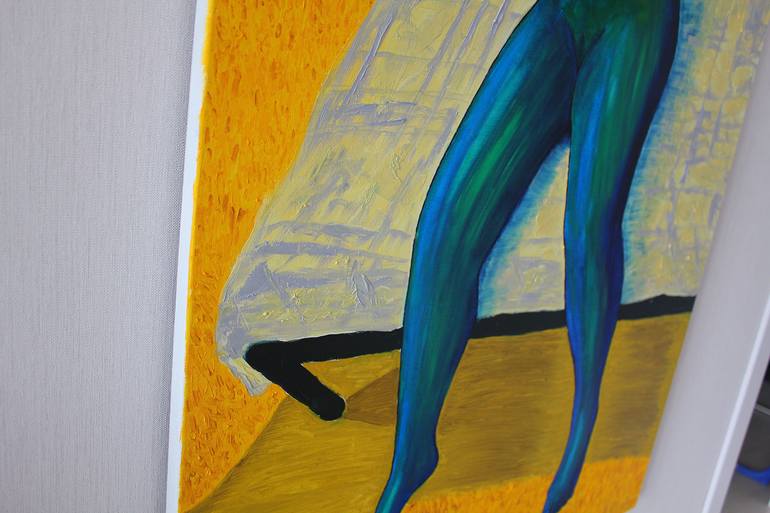 Original Abstract Expressionism Women Painting by Andriy Klishyn