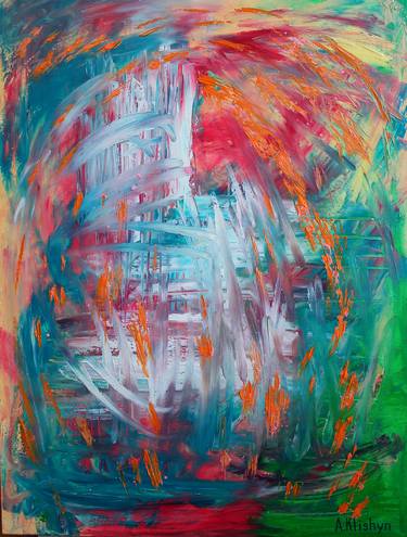 Original Abstract Paintings by Andriy Klishyn