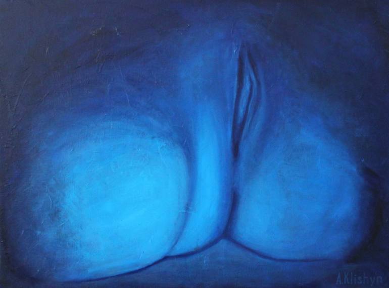Original Conceptual Erotic Painting by Andriy Klishyn