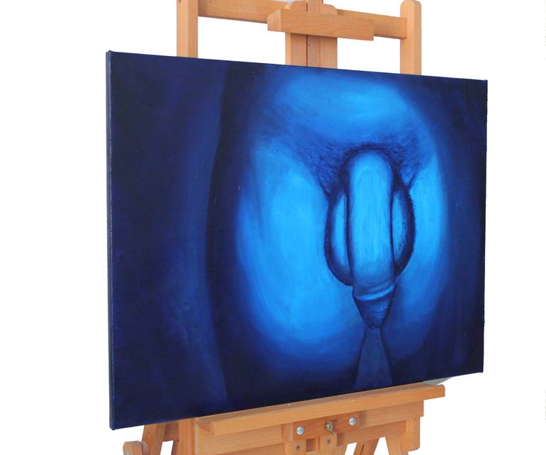 Original Art Deco Erotic Painting by Andriy Klishyn