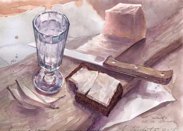 Print of Realism Still Life Paintings by Alexander Perebatov