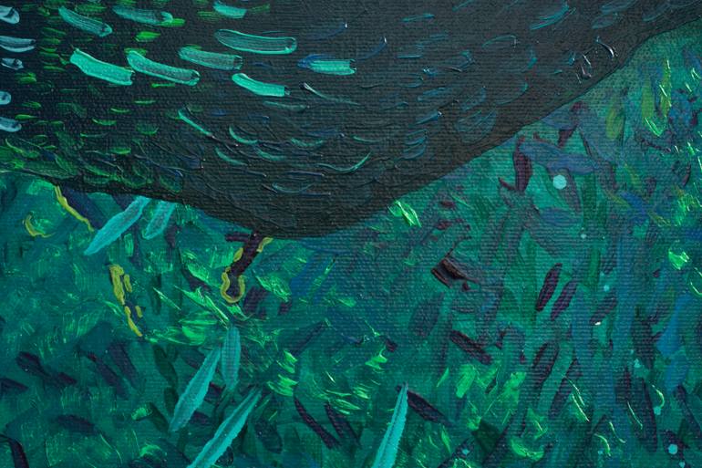 Original Abstract Animal Painting by Lidia Pasternak