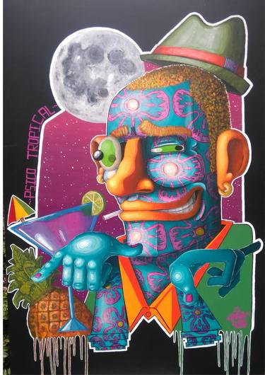 Print of Street Art Graffiti Paintings by Pargas Delic