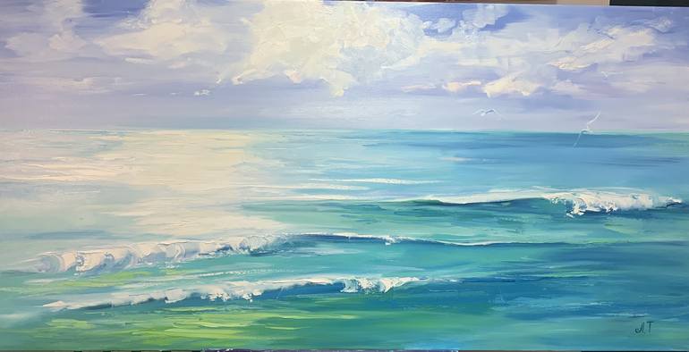 Ocean Painting by Anastasiia Tkachenko | Saatchi Art