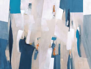 Original Abstract People Paintings by Fanou MONTEL