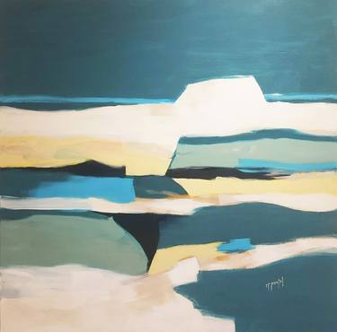 Print of Abstract Landscape Paintings by Fanou MONTEL