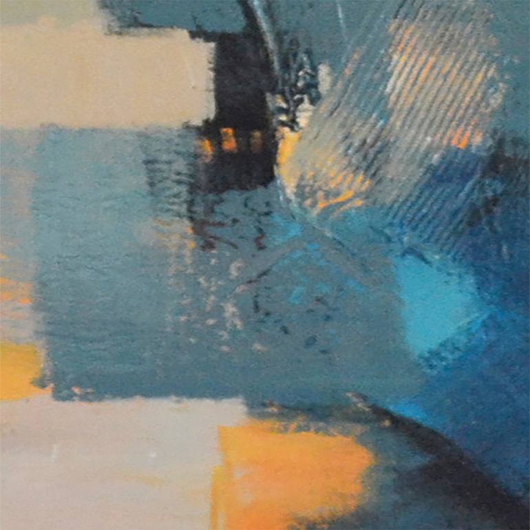 Original Cubism Abstract Painting by Fanou Montel