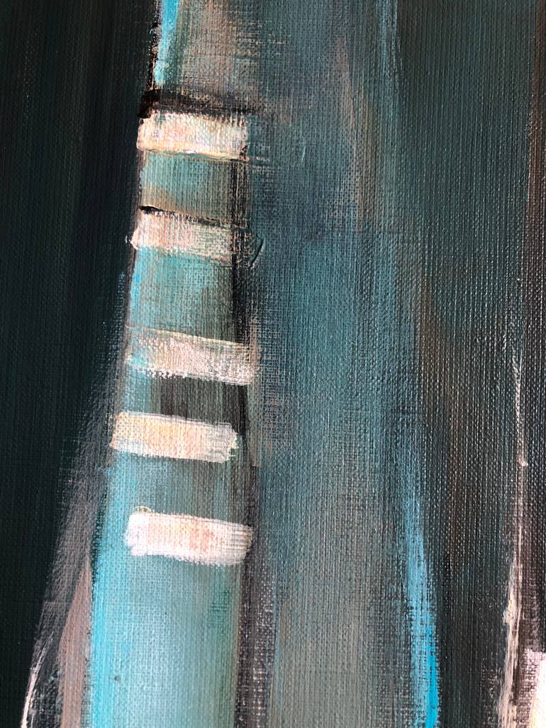 Original Abstract Landscape Painting by Fanou Montel