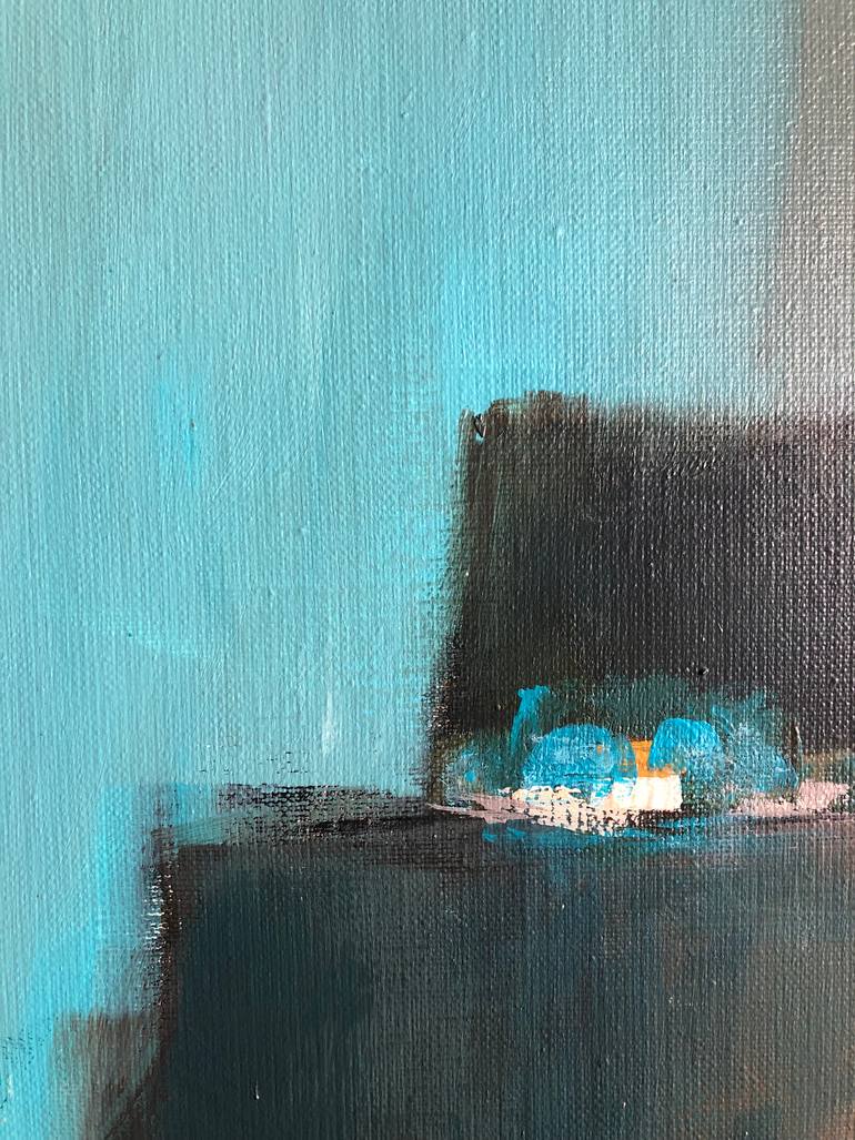 Original Abstract Landscape Painting by Fanou Montel