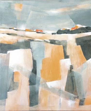 Print of Abstract Landscape Paintings by Fanou MONTEL