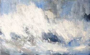 Original Abstract Expressionism Seascape Paintings by Hannah Ivory Baker