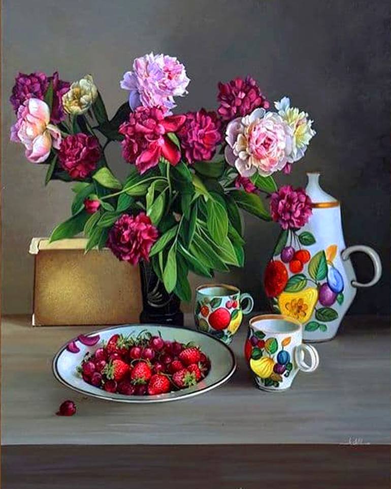 flower & strawberry - Print