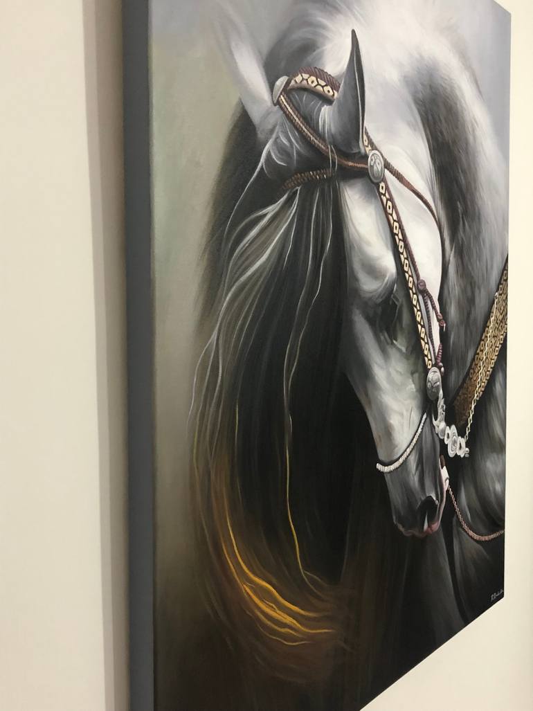 Original Realism Animal Painting by Leila Rashidi
