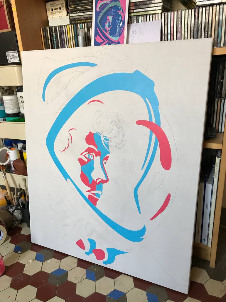 Original Figurative Cinema Painting by Jordi Ferrandiz