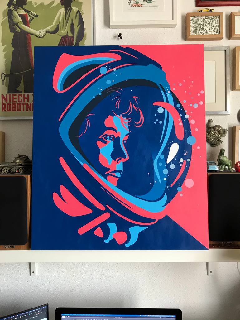 Original Figurative Cinema Painting by Jordi Ferrandiz