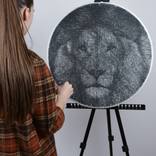 The Lion Unique Wall Art Decor by Zandra Art