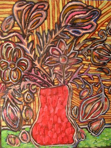 Original still life "In a red vase" thumb