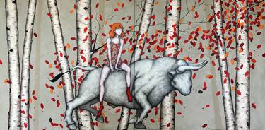 Original Figurative Children Paintings by Roberto Fantini