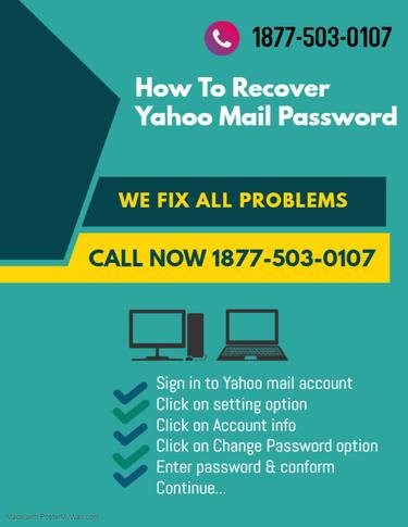 Yahoo Mail Password Recovery Number 1877-503-0107 thumb