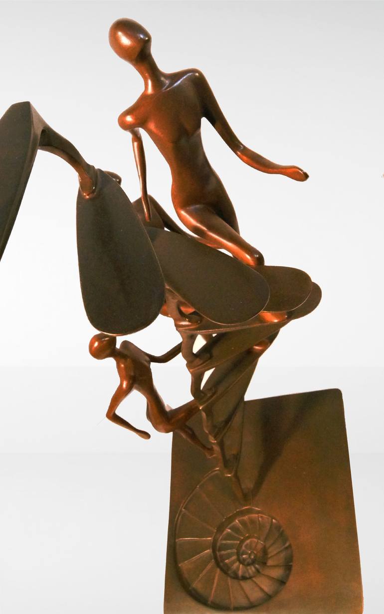 Original Art Deco Religion Sculpture by Juan Vicente Urbieta Ruiz