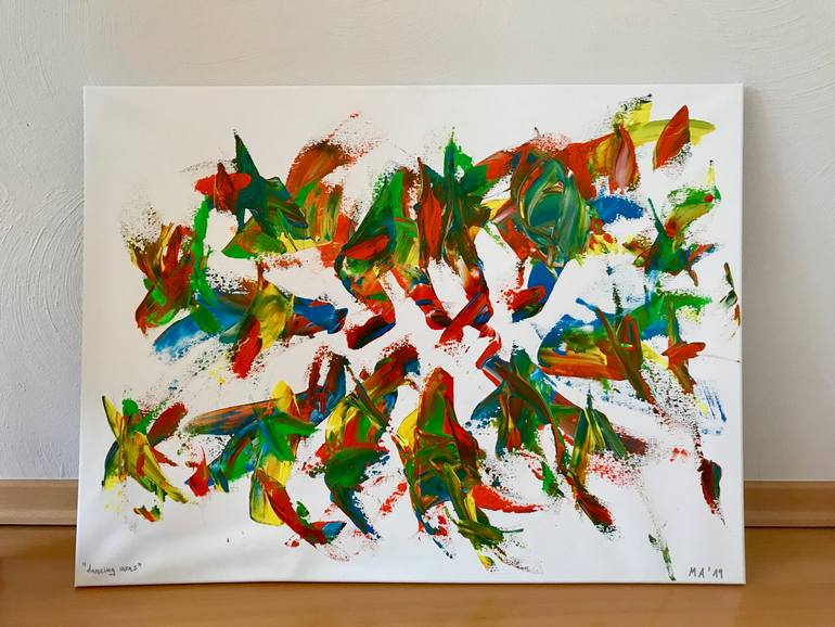 Original Modernism Abstract Painting by Mario W Arend