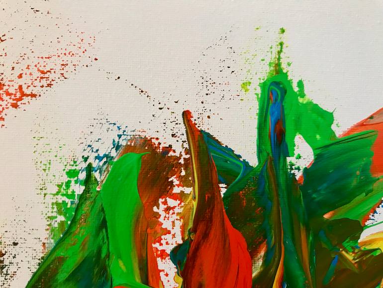 Original Modernism Abstract Painting by Mario W Arend