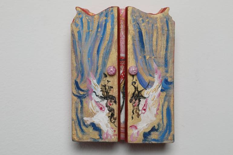 Original Abstract Expressionism Family Mixed Media by Maha Al-Zahrani
