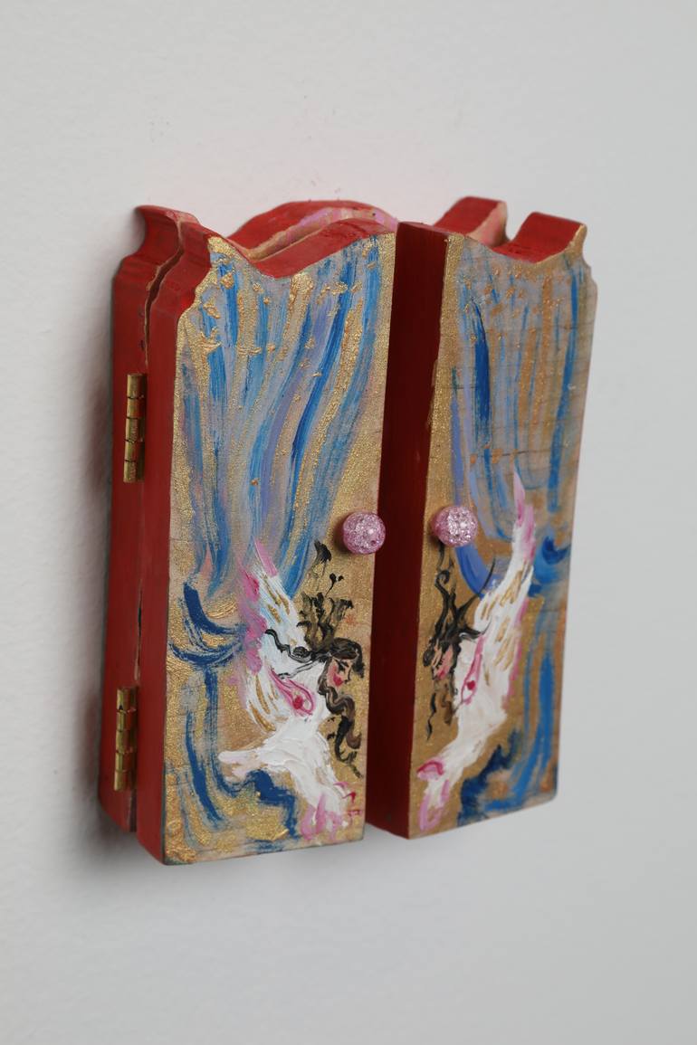 Original Abstract Expressionism Family Mixed Media by Maha Al-Zahrani