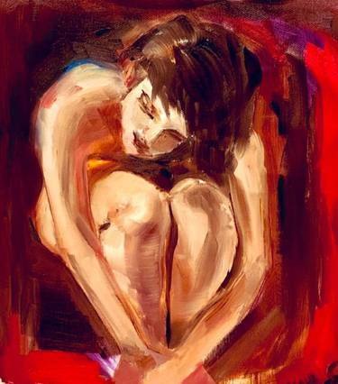 Original Nude Paintings by Maha Al-Zahrani