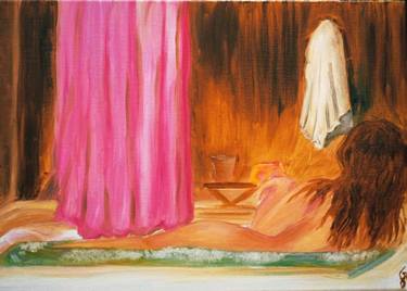 Original Nude Paintings by Maha Al-Zahrani