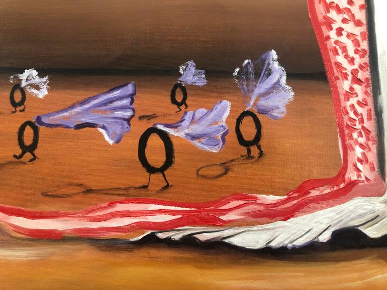 Original Expressionism People Painting by Maha Al-Zahrani