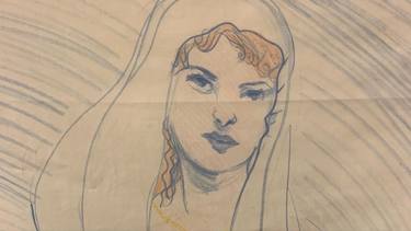 Original Dada Women Drawings by Maha Al-Zahrani