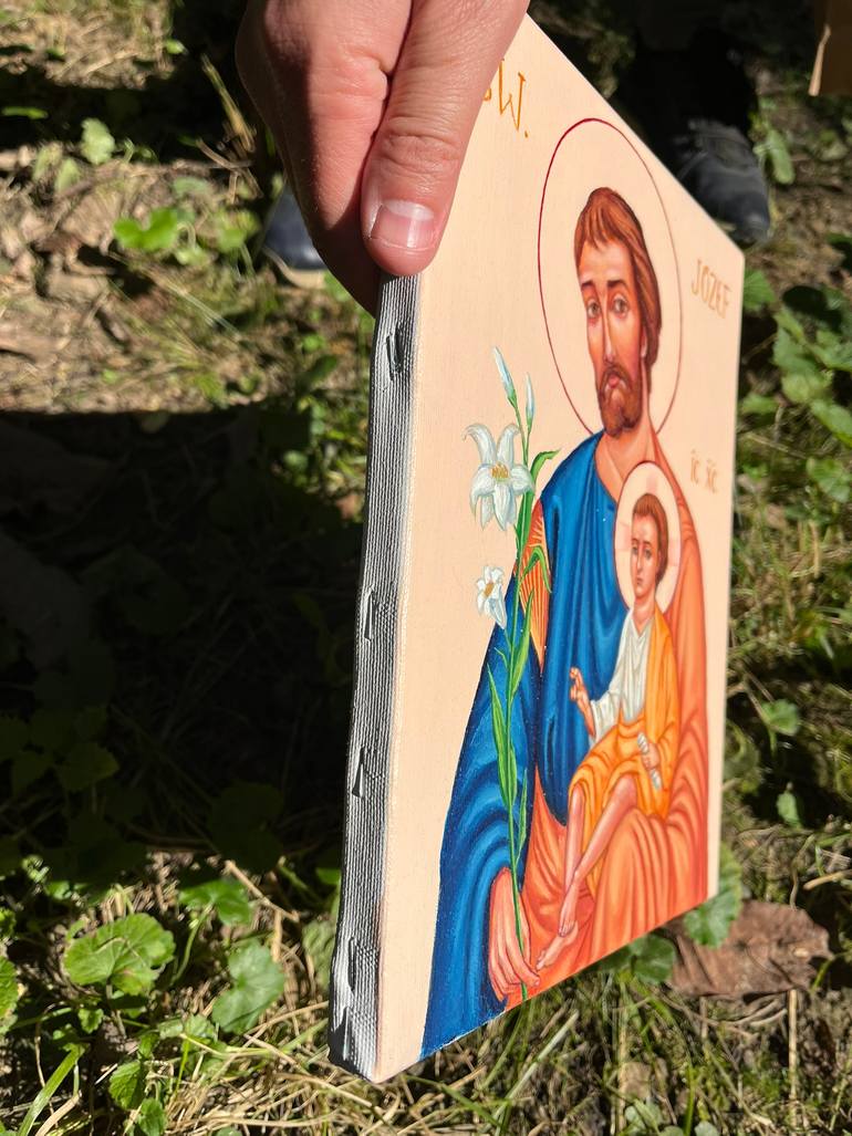 Original Contemporary Religion Painting by Stefan Rybkevych