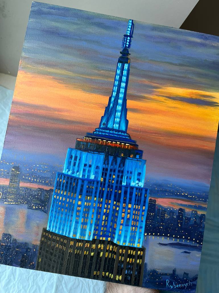 Original Realism Architecture Painting by Stefan Rybkevych