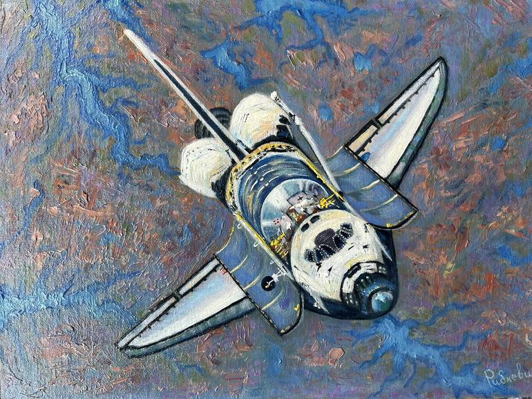 Original Contemporary Outer Space Paintings by Stefan Rybkevych