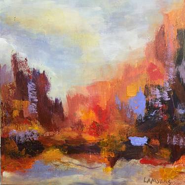 Original Abstract Expressionism Abstract Paintings by Lisa Myers