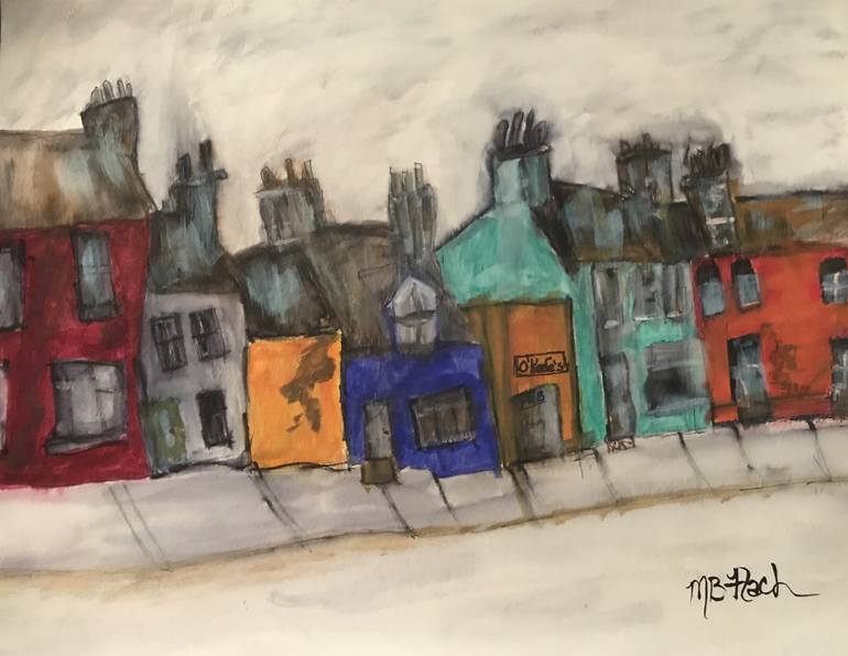 County Cork O’Keefe’s Pub Painting by Mary Flach Saatchi Art