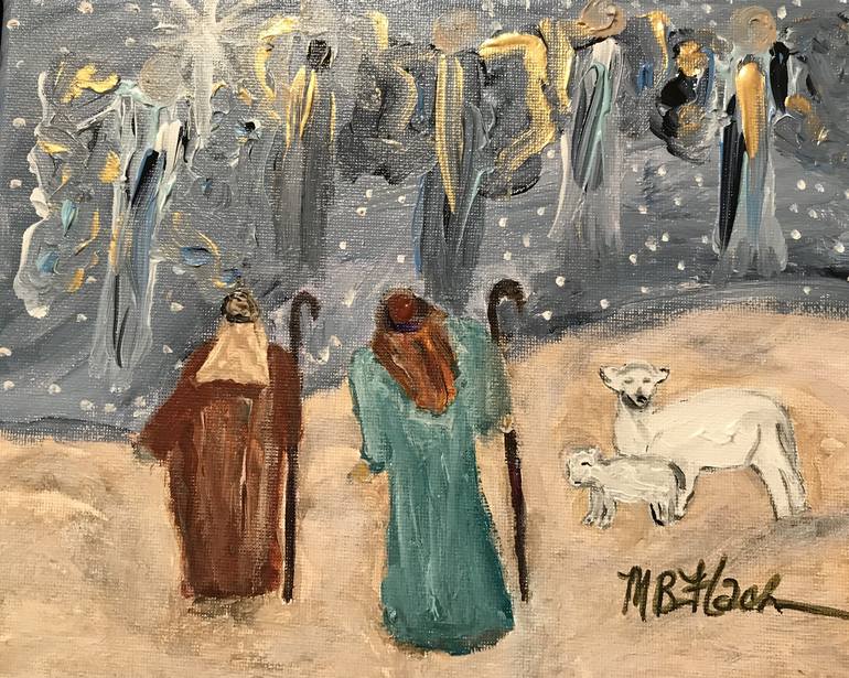 Glory to God In the Highest Painting by Mary Flach Saatchi Art