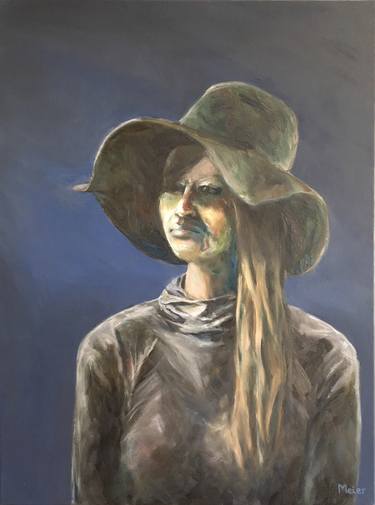 Original Portrait Painting by Tanja Meier
