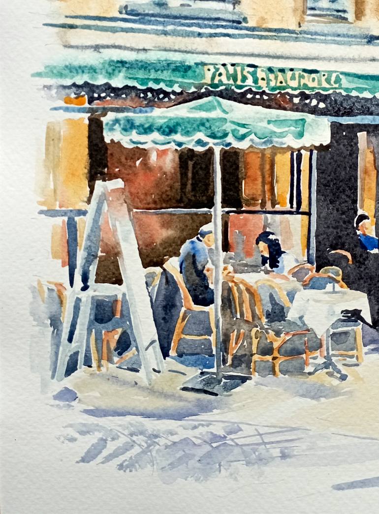 Original Contemporary Architecture Painting by Olga Larina