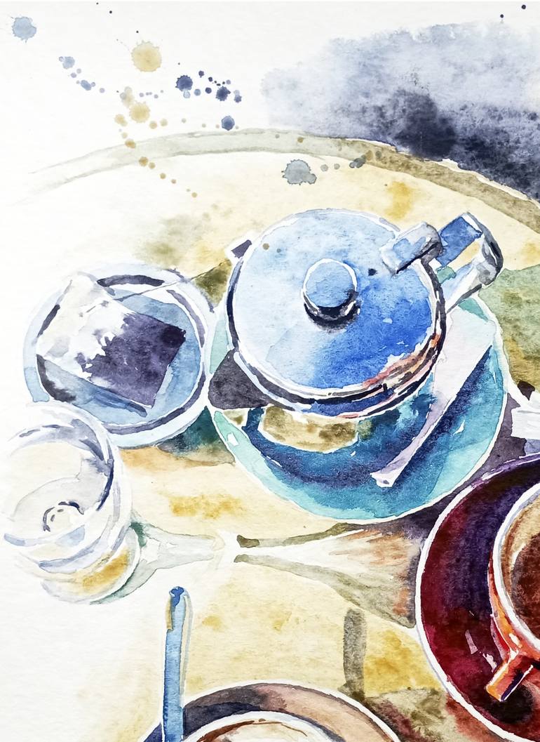 Original Contemporary Food & Drink Painting by Olga Larina