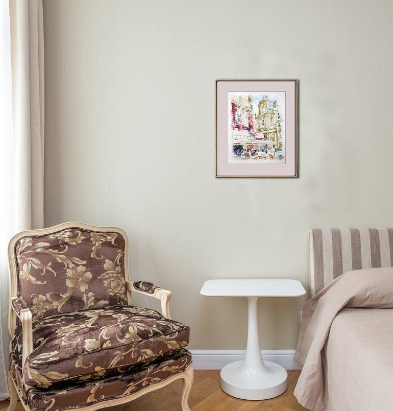 Original Contemporary Architecture Painting by Olga Larina