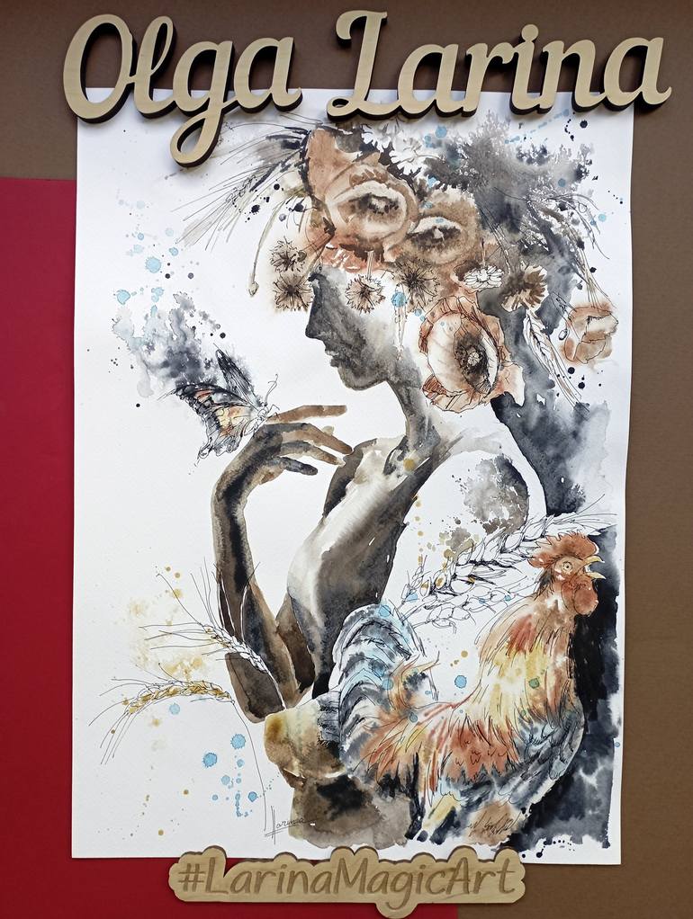 Original Women Painting by Olga Larina