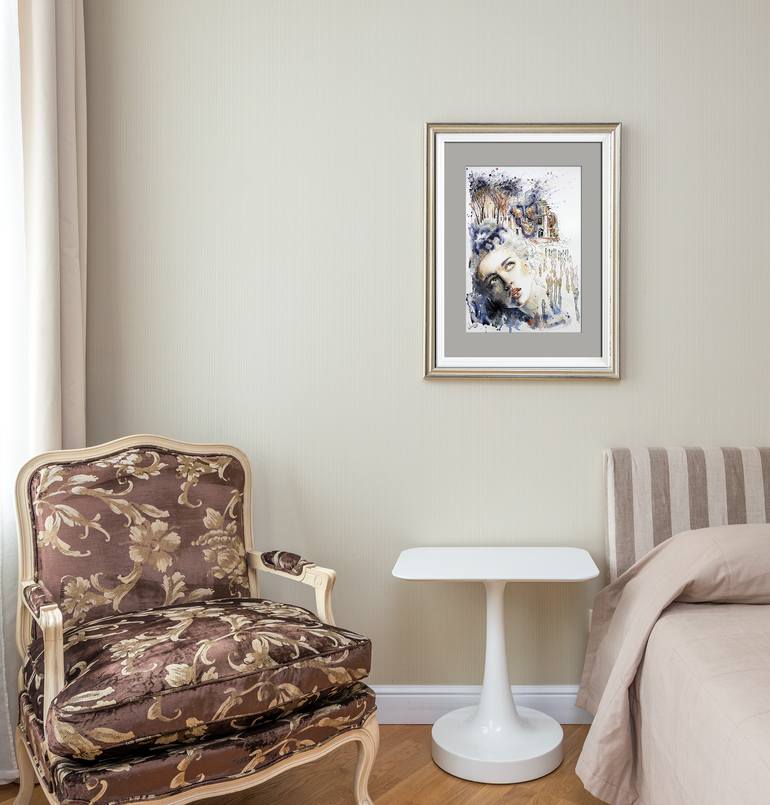 Original Contemporary People Painting by Olga Larina