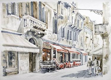 Original Fine Art Cities Paintings by Olga Larina