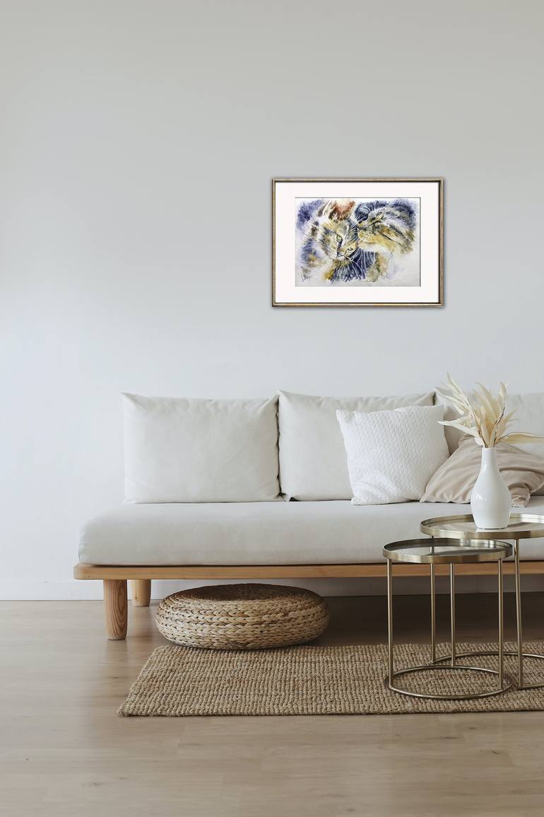 Original Contemporary Animal Painting by Olga Larina