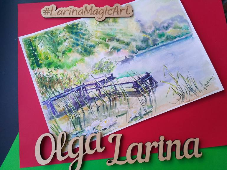 Original Fine Art Landscape Painting by Olga Larina