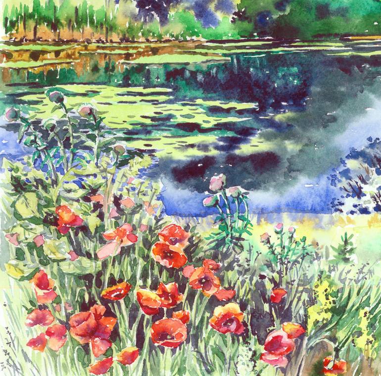 Original Fine Art Landscape Painting by Olga Larina